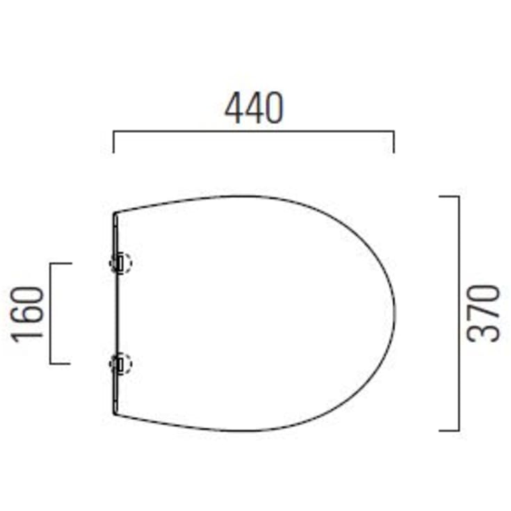 GSI Modo toalettsete, soft close, avtagbar, hvit
