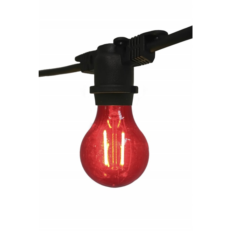 Sirius Samson lampa, röd
