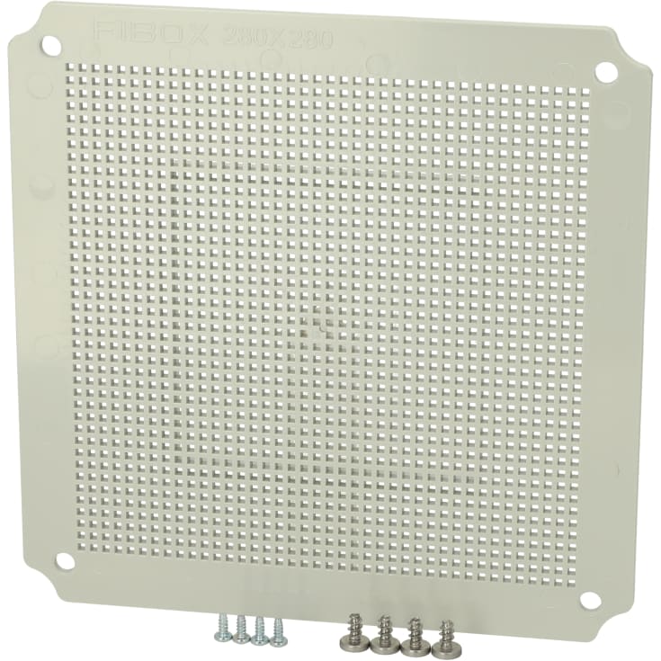 Multiperforeret isoleret plade t/EKO 280x280 kassebund 244X244X4