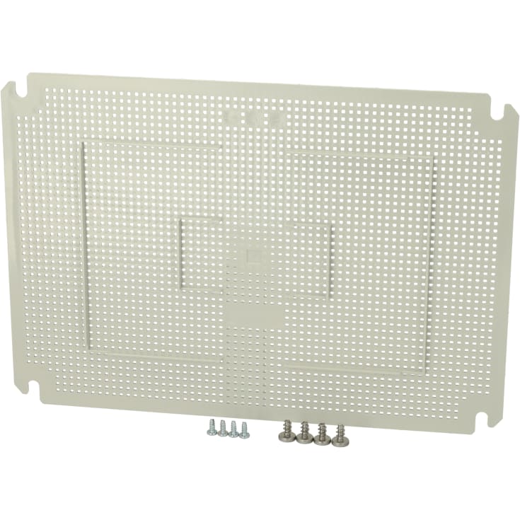 Multiperforeret isoleret plade t/EKP 380x280 kassebund 338X238X4