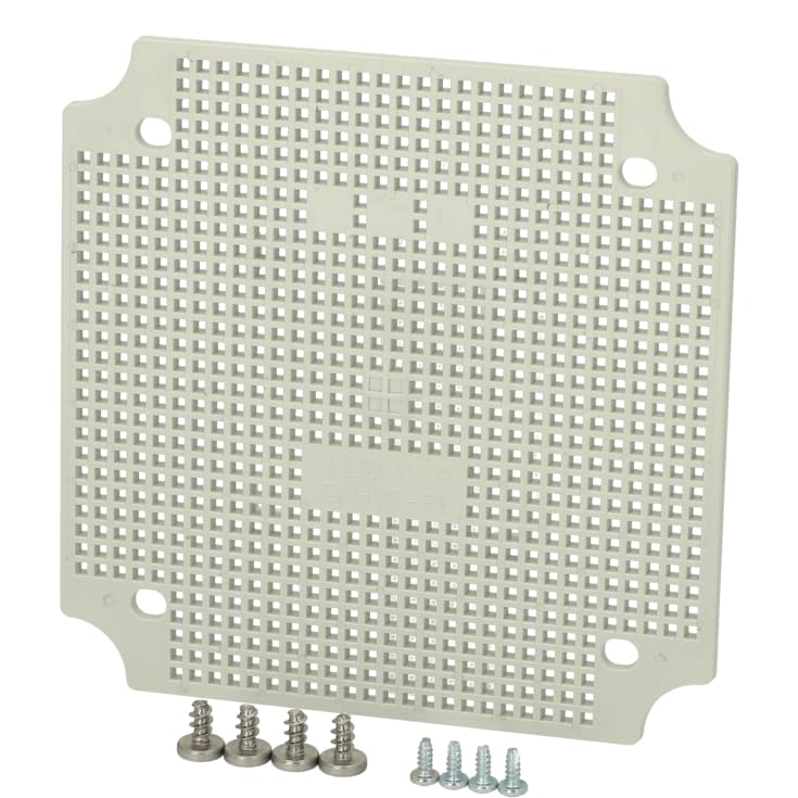 Multiperforeret isoleret plade t/EKH 190x190 kassebund, 167x167x3,6