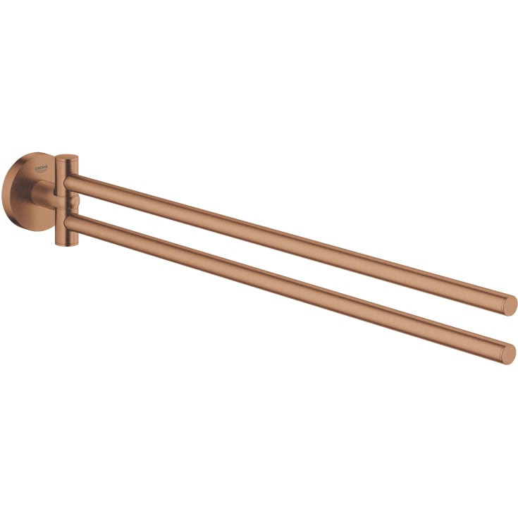 Grohe Essentials dobbelt Håndklædeholder Børstet Warm Sunset