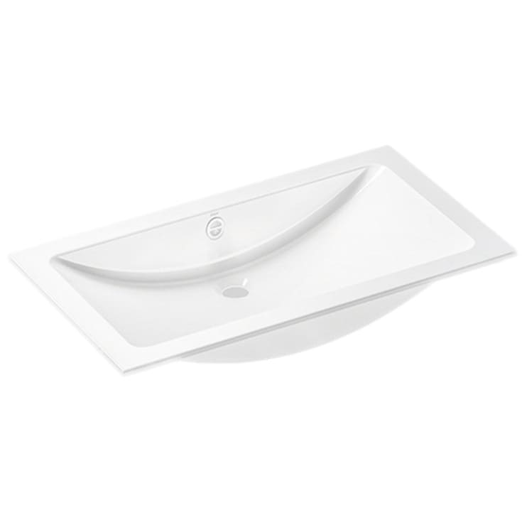 Alape R800 håndvask, 80x50 cm, hvid