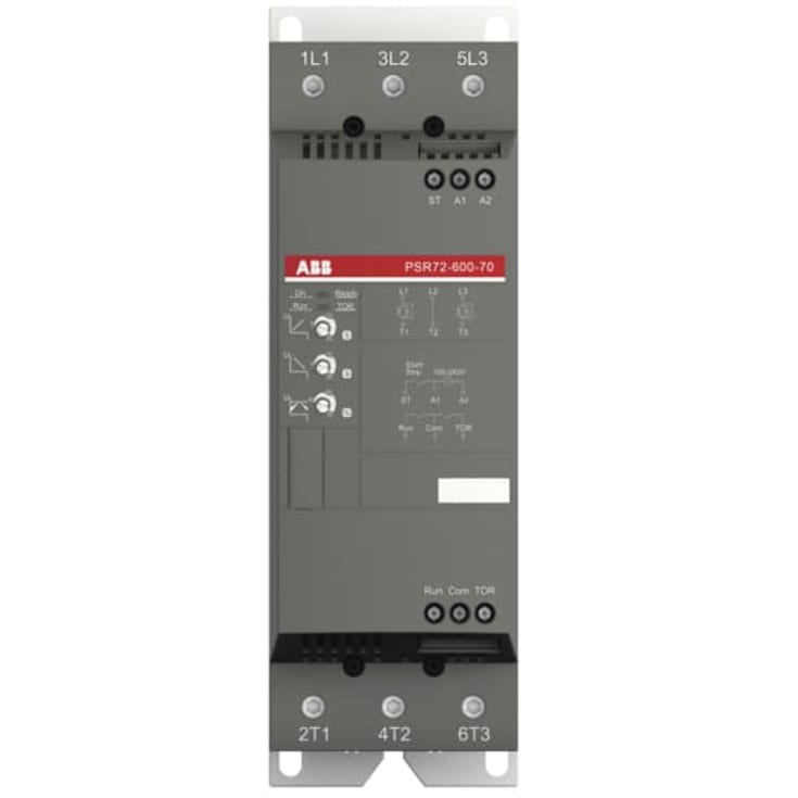Softstarter 37kW 400V 72 A 230V indb. By-pass PSR72-600-70