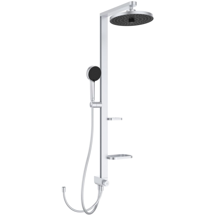 Ideal Standard Alu+ brusesæt, vandbesparende,  sølv