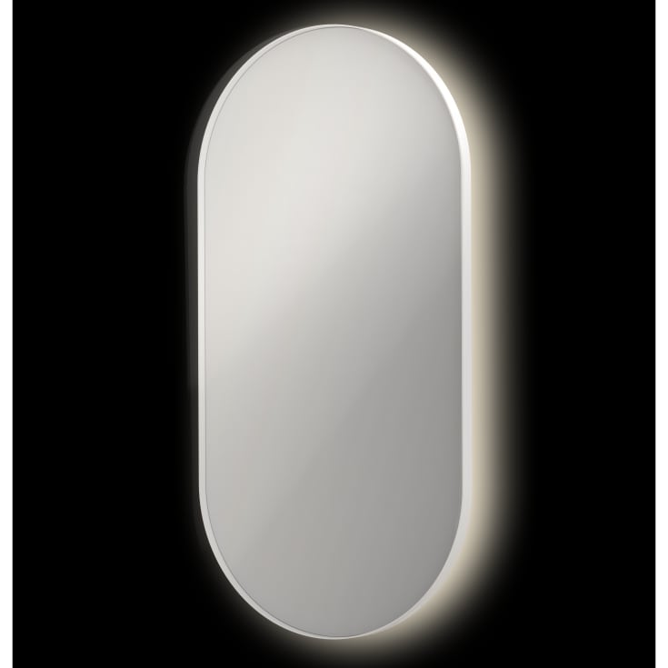 Sanibell Ink SP21 spejl med lys, dæmpbar, dugfri, hvid, 60x120 cm