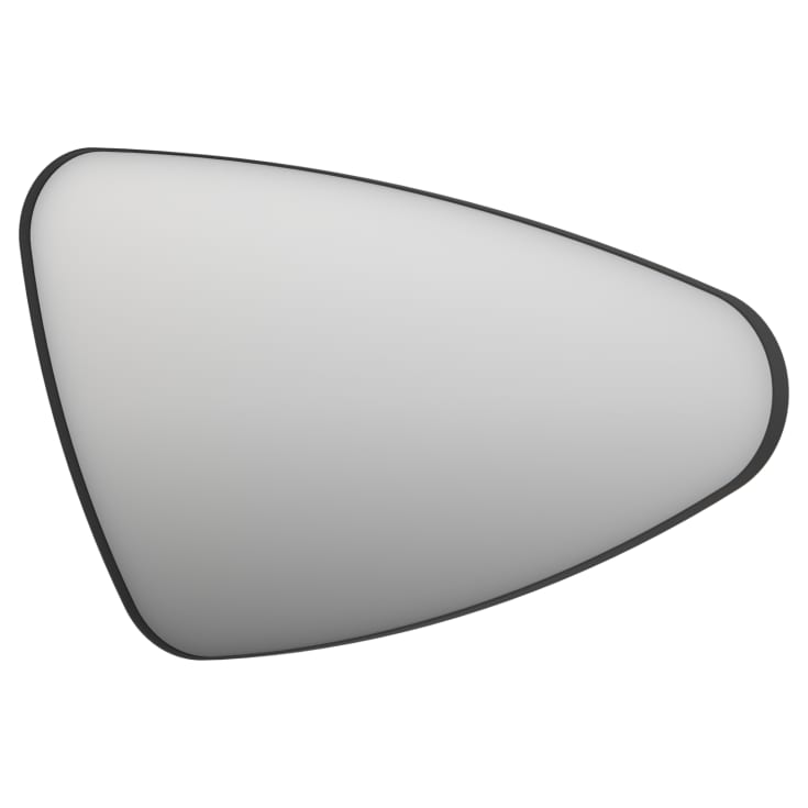 Sanibell Ink SP22 spejl, højre, sort, 100x60 cm