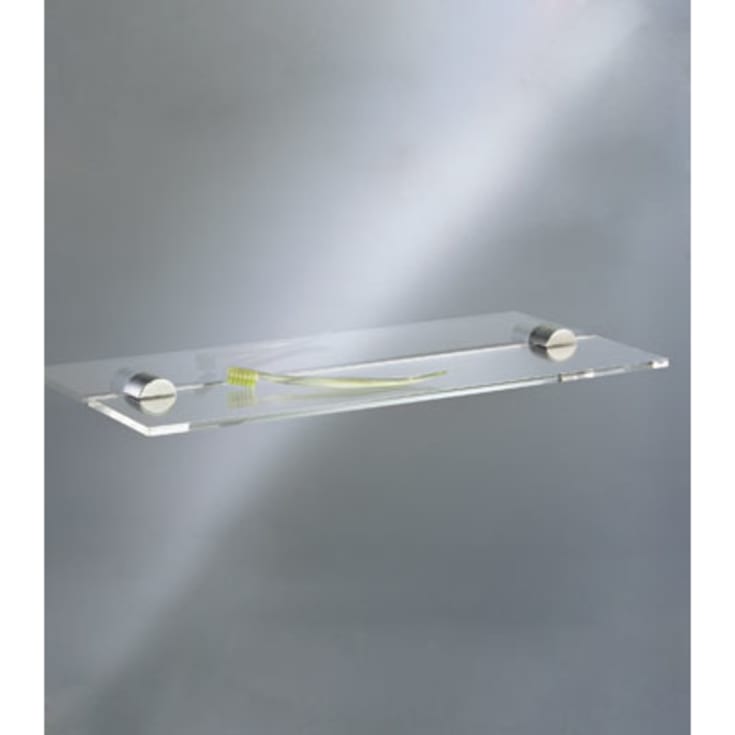 Vola T25G hylde, 55x12 cm, børstet krom