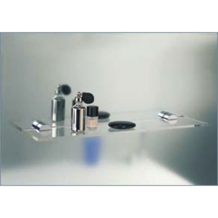 Vola T25G hylde, 55x12 cm, børstet krom