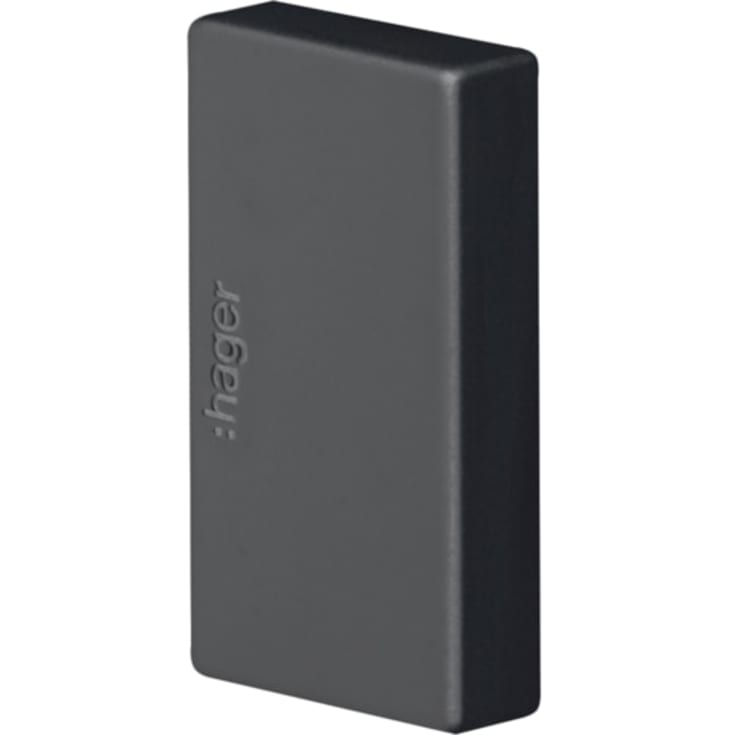 Endestykke til LF 20035/LF 20036, sort