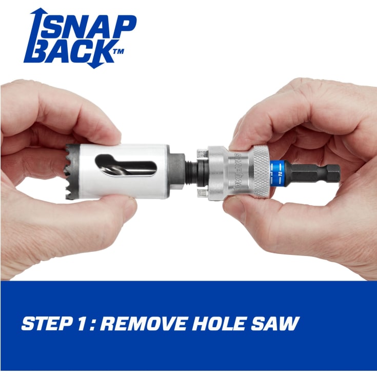 Lenox SNAP-BACK™ hulsav adapter, 10 mm skaft, 14-30 mm