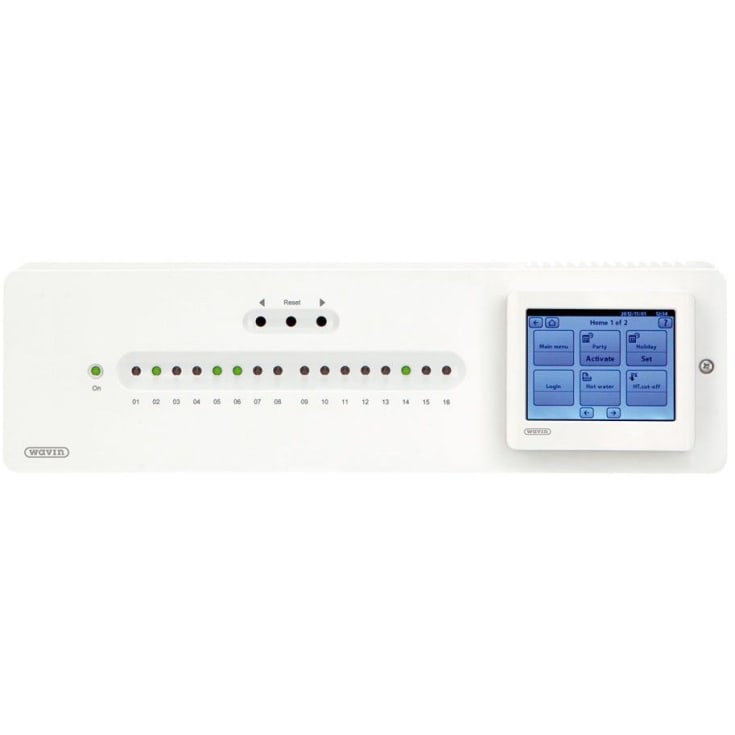 Wavin AHC 9000 gulvvarme styring, trådløs, 16 udgange