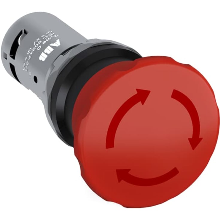 Kompakt nödstopp med 1 brytkontakt, CE4T-10R-01