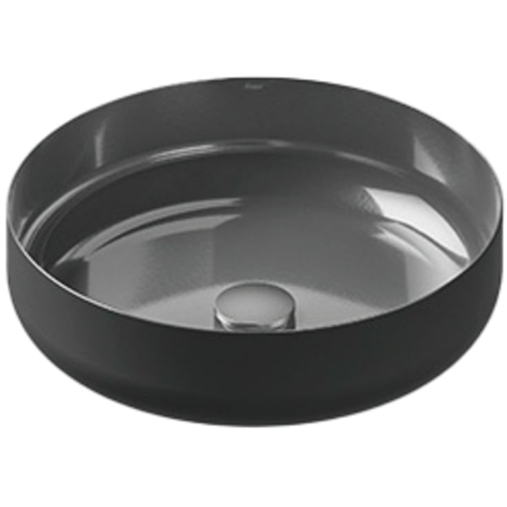 Alape Sondo håndvask, Ø45 cm, sort
