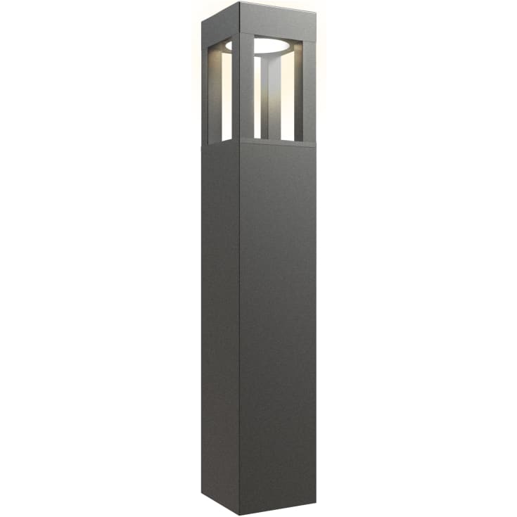 Aries Bollard 900mm Warm White Graphite