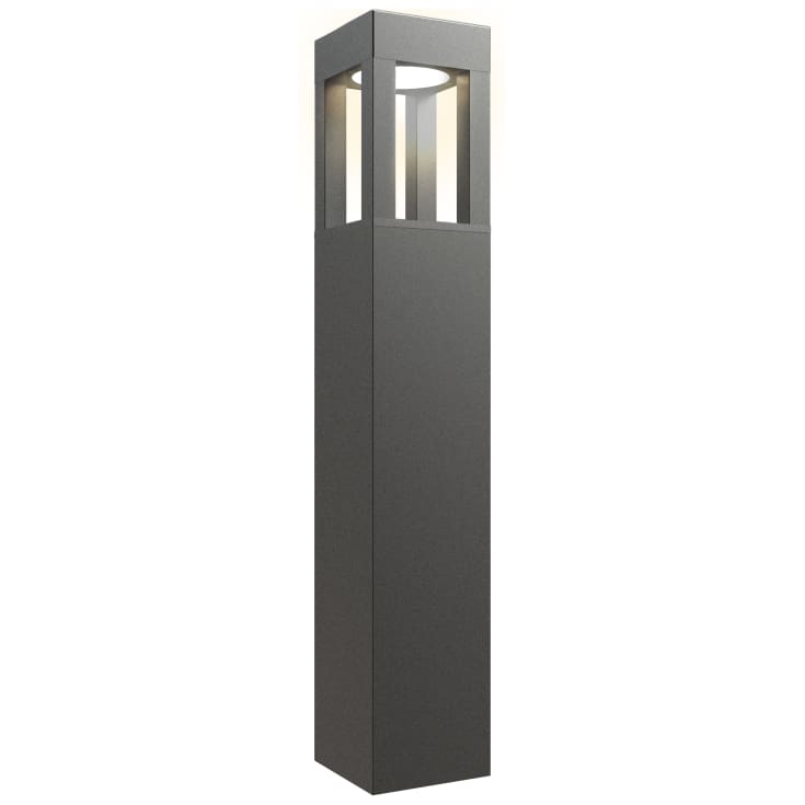 Aries Bollard 900mm Warm White Graphite