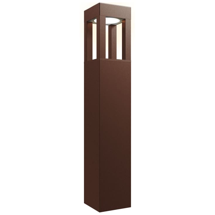 Aries Bollard 900mm Cool White Rust