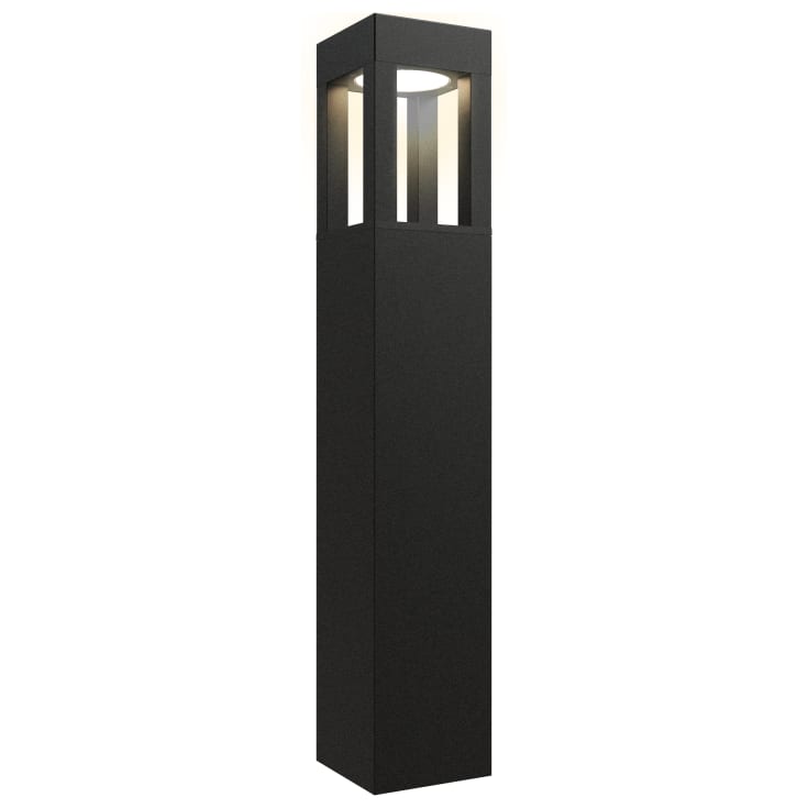 Aries Bollard 900mm Warm White Black