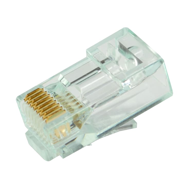 Simply45 RJ45 Pass-Through stik CAT6 UTP uskærmet, 100 STK