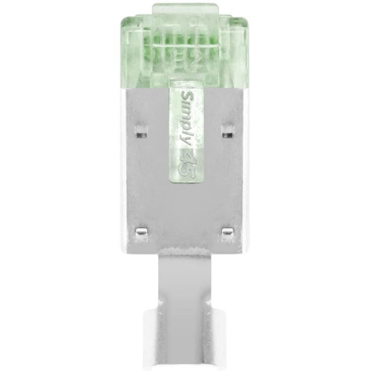 Simply45 RJ45 Pass-Through stik CAT6 STP CAP45 skærmet, 50 STK