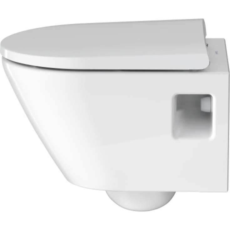 Duravit D-Neo Compact væghængt toilet, hvid