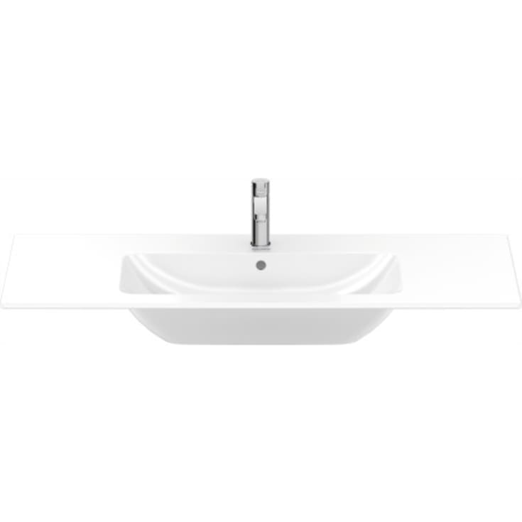 Duravit Me By Starck møbelservant, 123x49 cm, med wondergliss, hvit