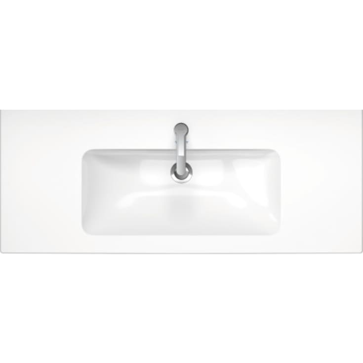 Duravit Me by Stark håndvask, 123x49 cm, hvid