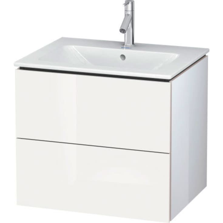Duravit L-Cube tvättställsunderskåp, 62x48 cm, vit högglans