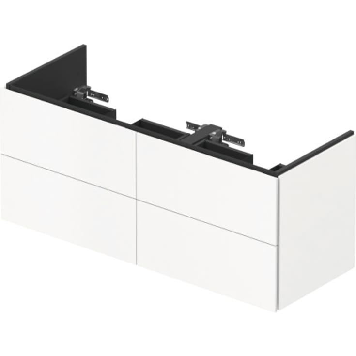 Duravit L-Cube tvättställsunderskåp, 129x48 cm, matt vit