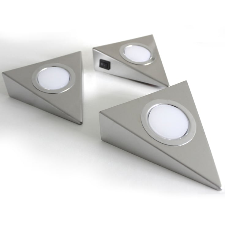 Loevschall triangelspot med drivdon, on/off, 2 st