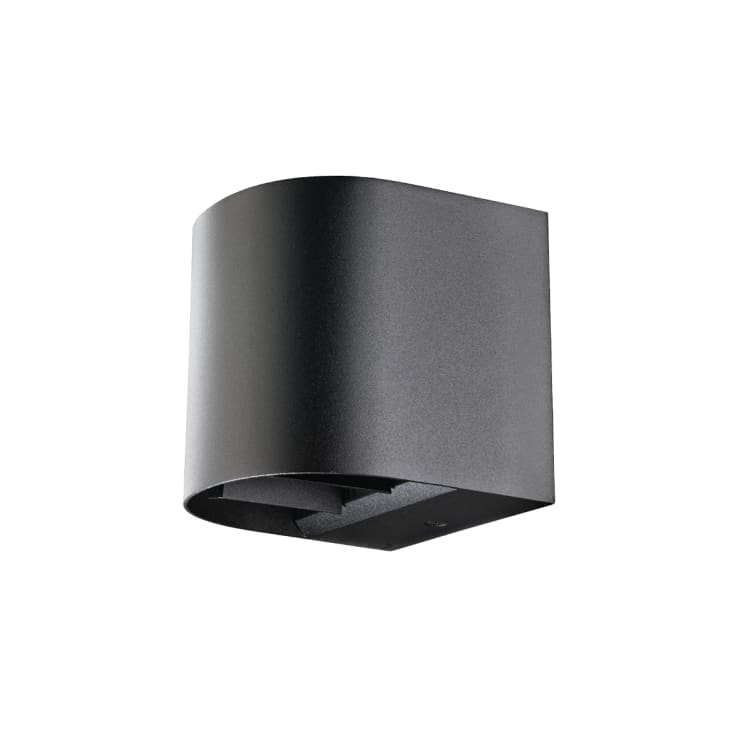 SG Artes Rund utendørs vegglampe, 2700K, svart