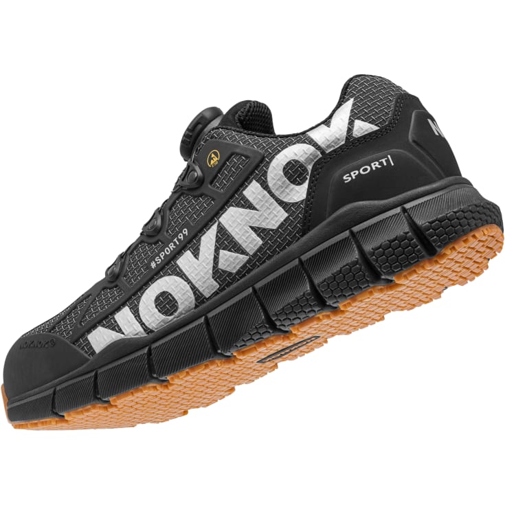 NokNok Sport99 skyddsskor S1P, svart, st 43