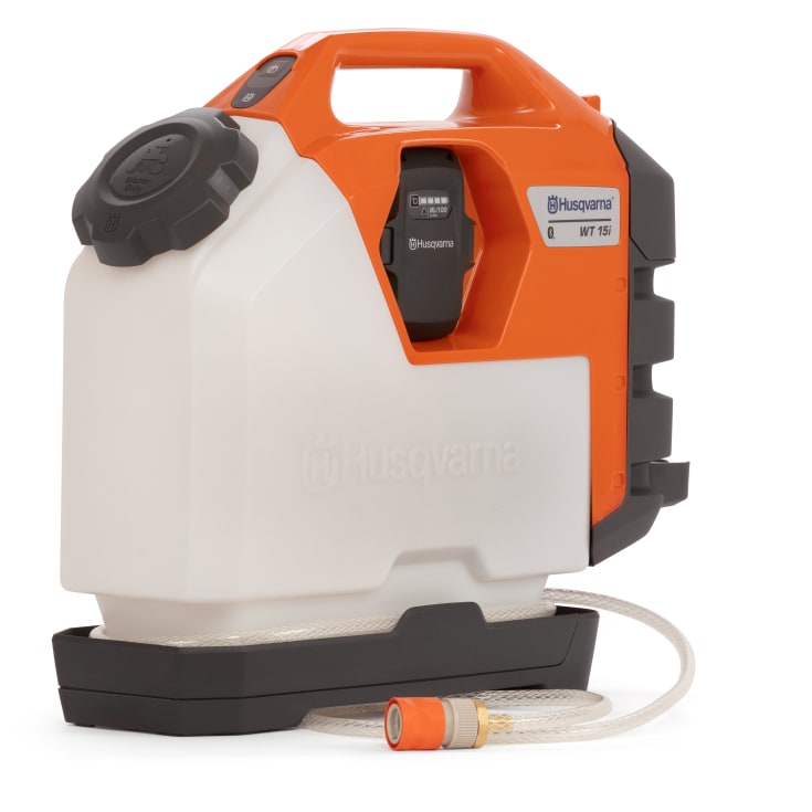 Husqvarna WT15i vattentank 15 l med batteri BLI140 &amp; laddare QC80