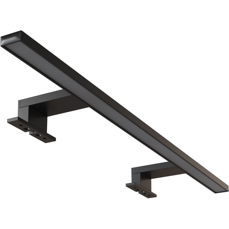 Dansani Mido+ Libra spejllampe, sort, 60 cm