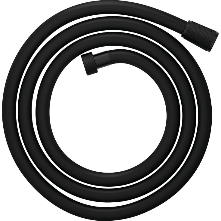 Grohe Silverflex bruselange, 1,75 meter, sort