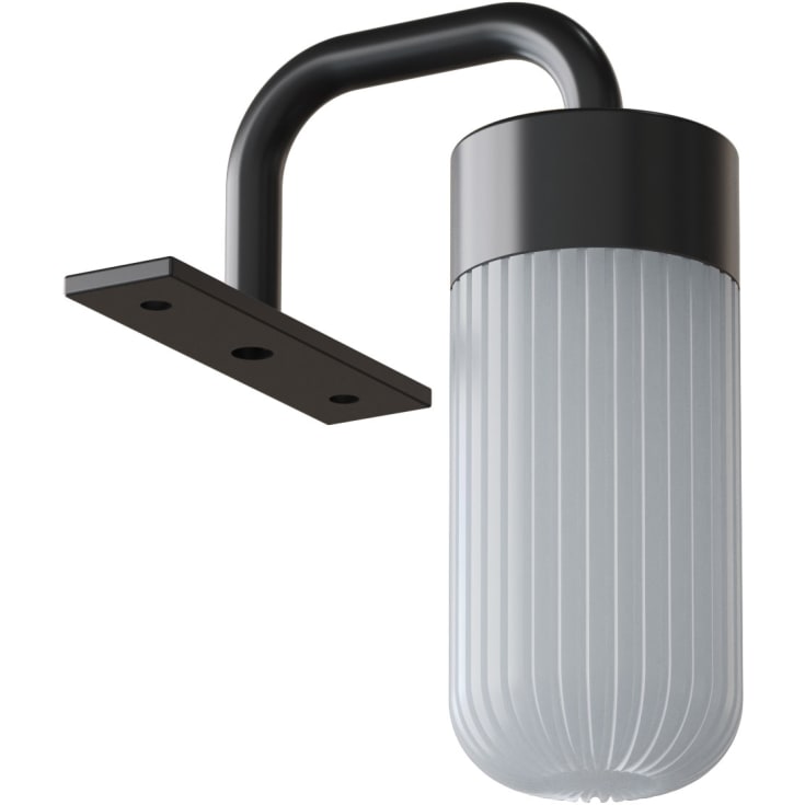 Dansani Lyra spejllampe, sort