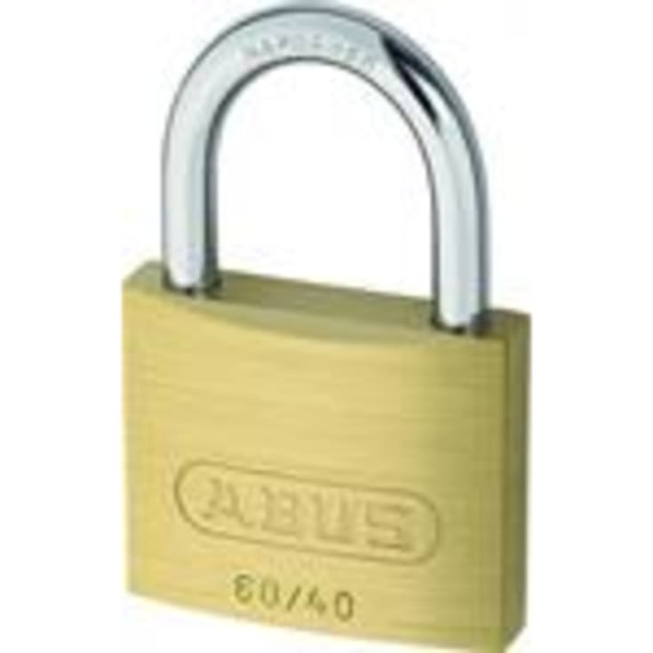 Abus 60/40 hængelås, messing