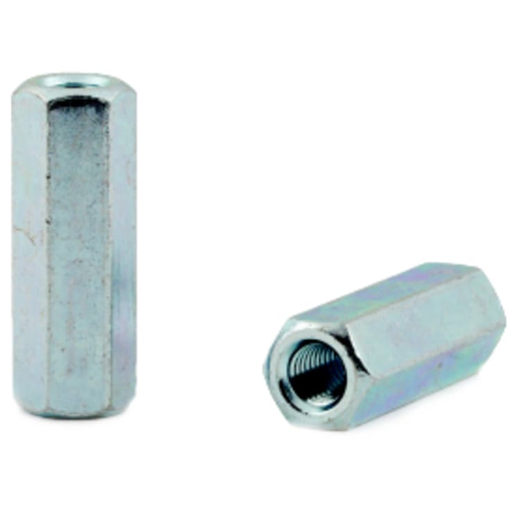 Samlemøtrik M8 x 50 mm, FZB, 6-kant, 100 stk.