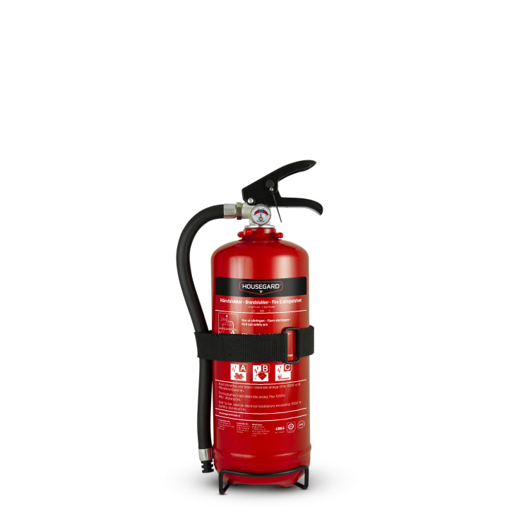 Pulverslukker 2 kg, PE2HR-A, 13A 89B C, rød