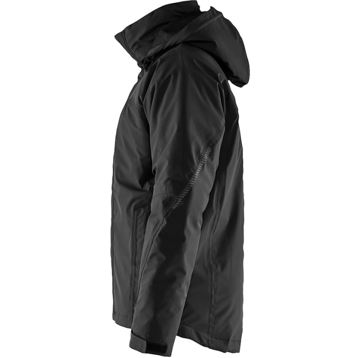 Blåkläder vinterjakke 44841917, aftagelig hætte, sort, str. 3XL