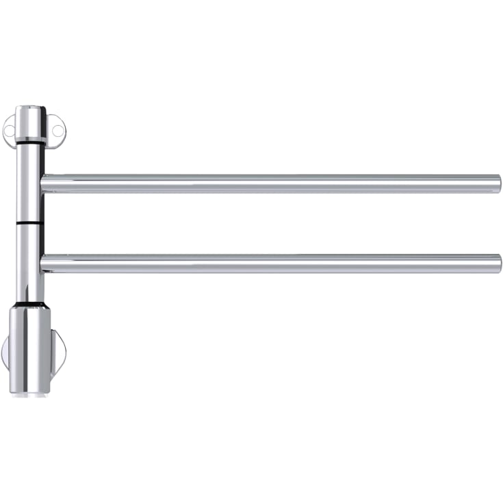 Pax Flex I håndkletørker, el, 55,9 x 32,3 cm, rustfritt stål