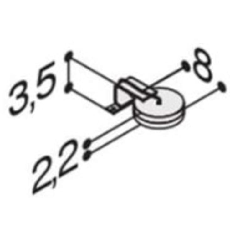 Dansani Jupiter spejllampe