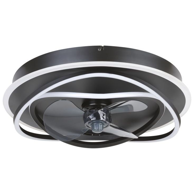 Eglo Namori ventilator med lys, sort