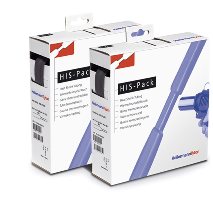 Krympeflexboks 3:1, Ø12,7/4,0 mm, sort, 5M, uten lim