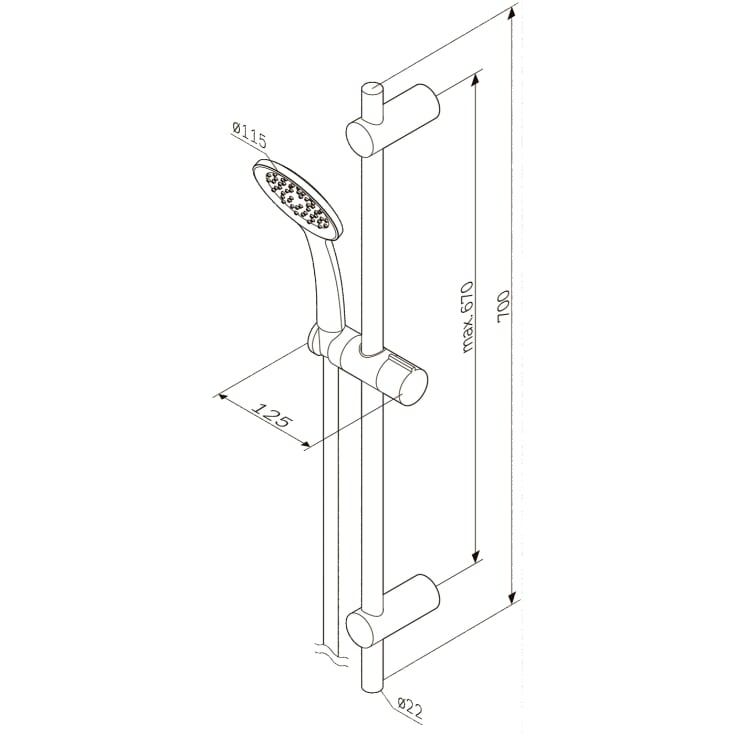 AM.PM Hit brusesæt, mat sort