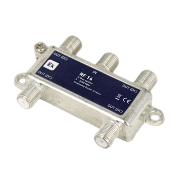 Fordeler 4-veis RF14 8,1dB 5-2400MHz