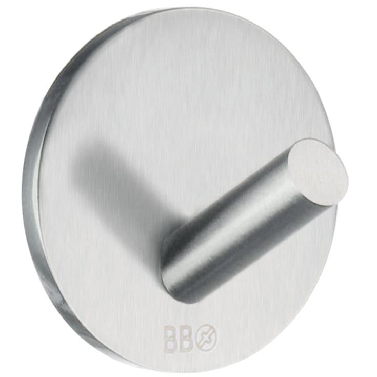 Beslagsboden handdukskrok, borstat rostfritt stål