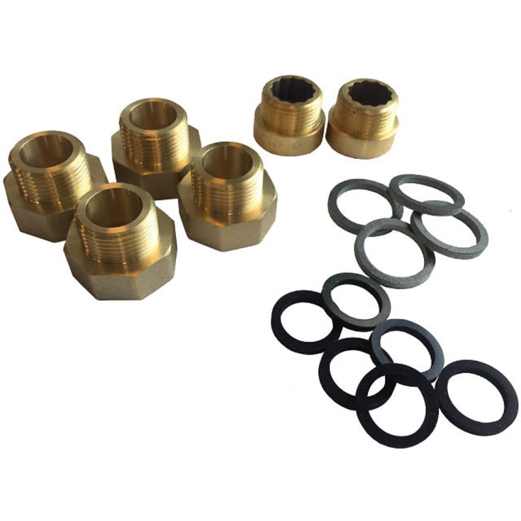 MÅLERFITTINGS 1" FLEKSIBELT PA