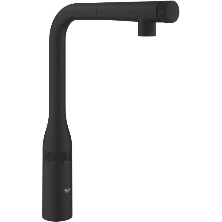 Grohe Essence Smartcontrol köksblandare, utdragbar pip, svart