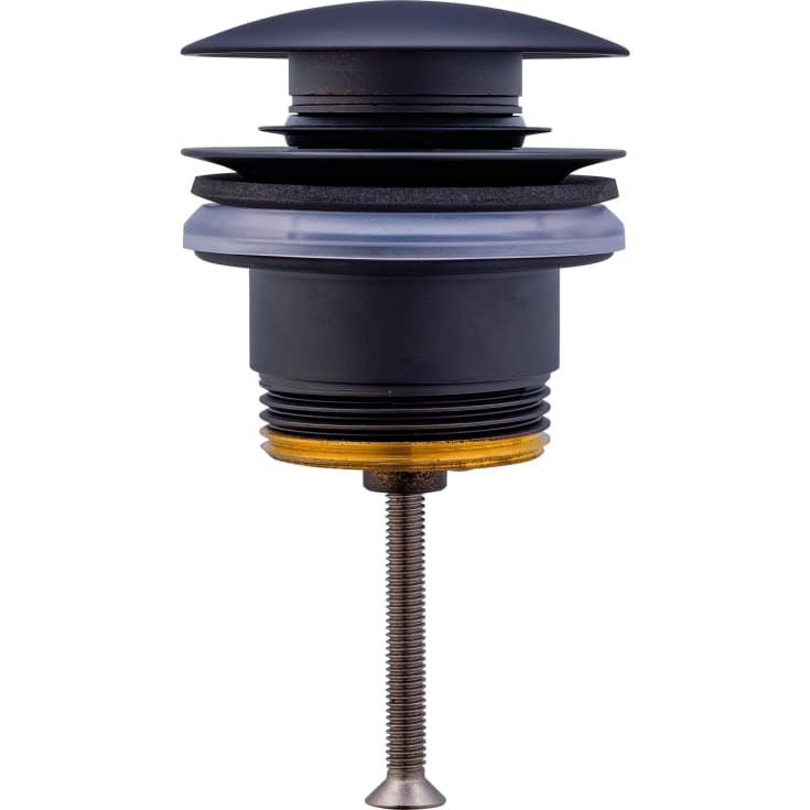 Duravit bundventil, push-open, mat sort